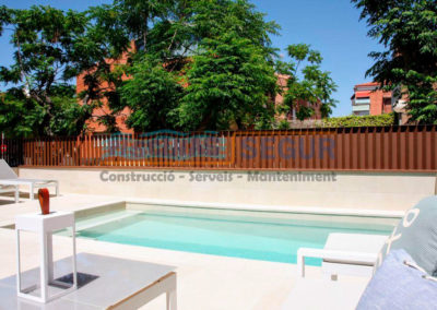 Construcción de piscinas infinity en Tarragona